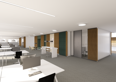 Open office Lidl hovedkontor